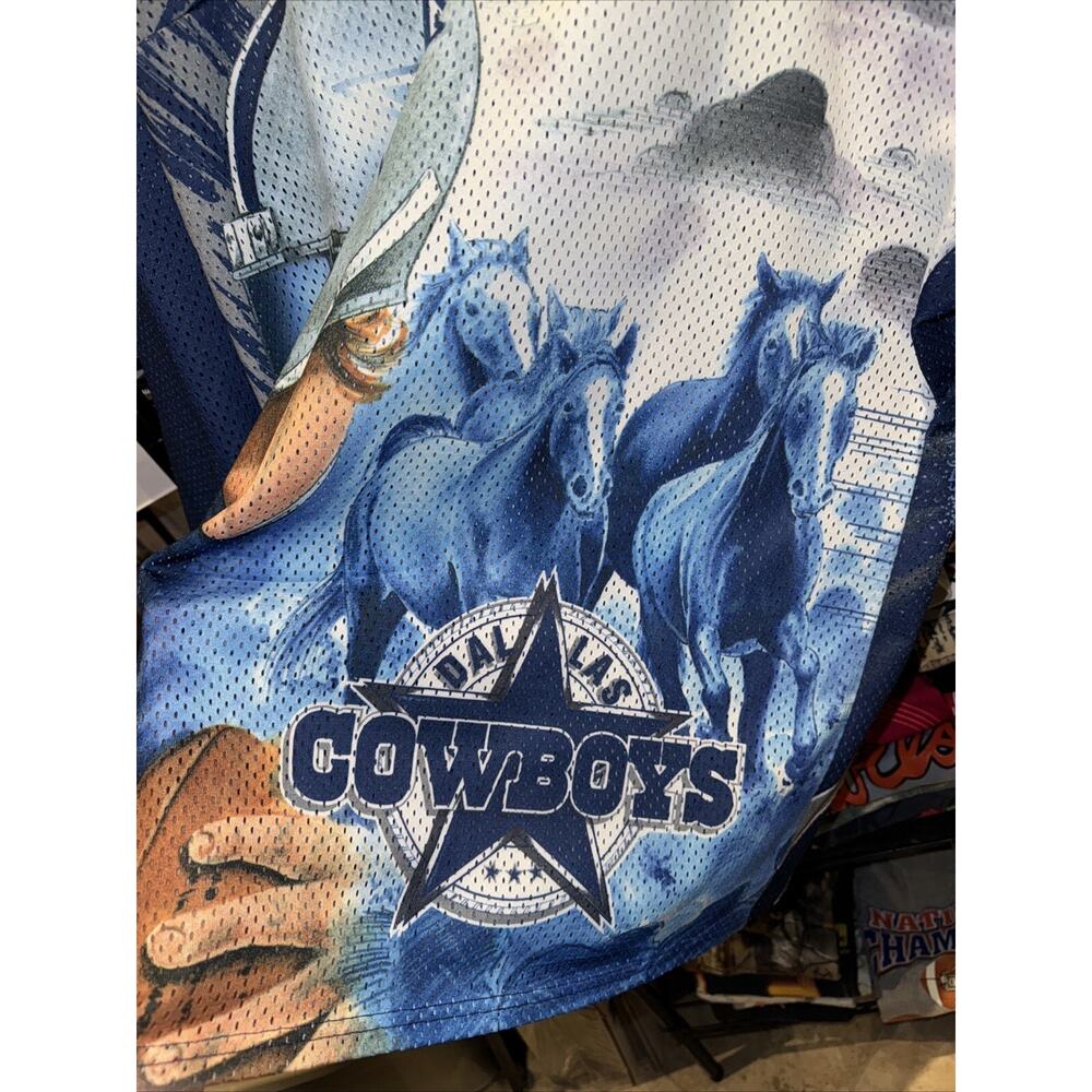 Vintage 90s CCM NFL Dallas Cowboys Aop Jersey Size XL - Picture 3 of 6